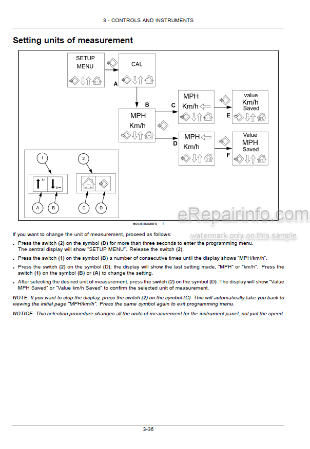 Photo 3 - Case IH Quantum 80V 90V 100V 110V Operators Manual Tractor HLU00001-