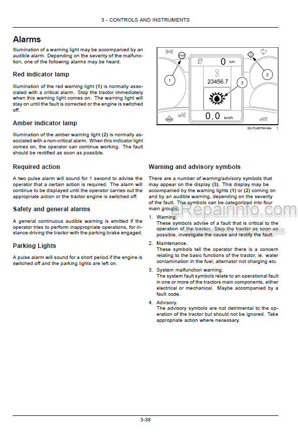 Photo 5 - Case IH Quantum 80V 90V 100V 110V Operators Manual Tractor HLU00001-