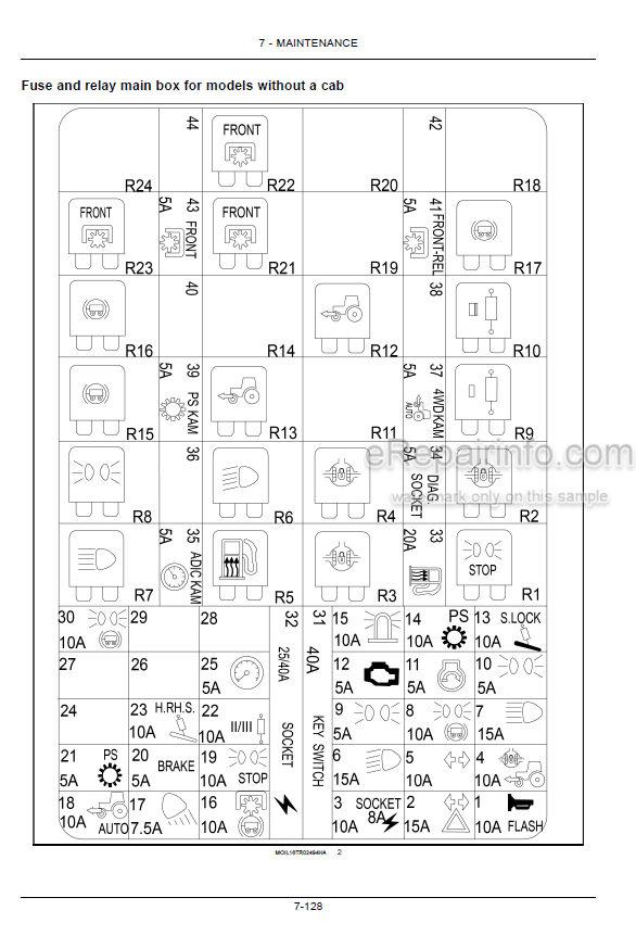 Photo 3 - Case IH Quantum 80V 90V 100V 110V Operators Manual Tractor