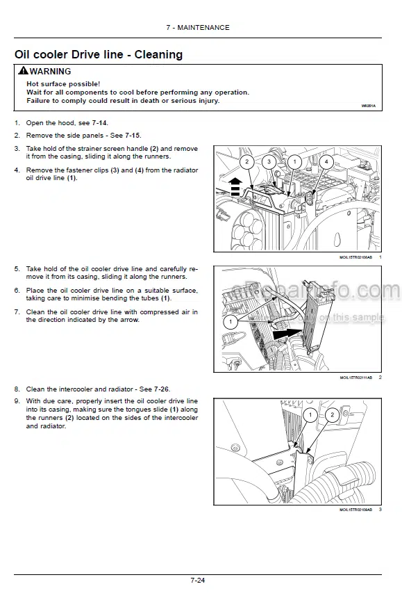 Photo 7 - Case IH Quantum 80V 90V 100V 110V Operators Manual Tractor HLU00001-