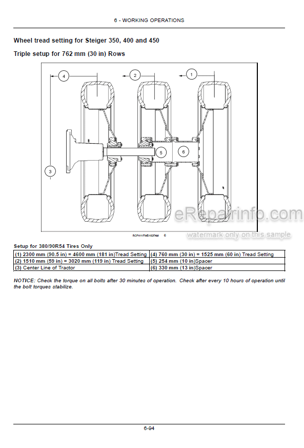 Photo 5 - Case IH Rowtrac Steiger Quadtrac 350 400 450 500 550 600 Tier 4 Operators Manual Tractor ZDF100001-