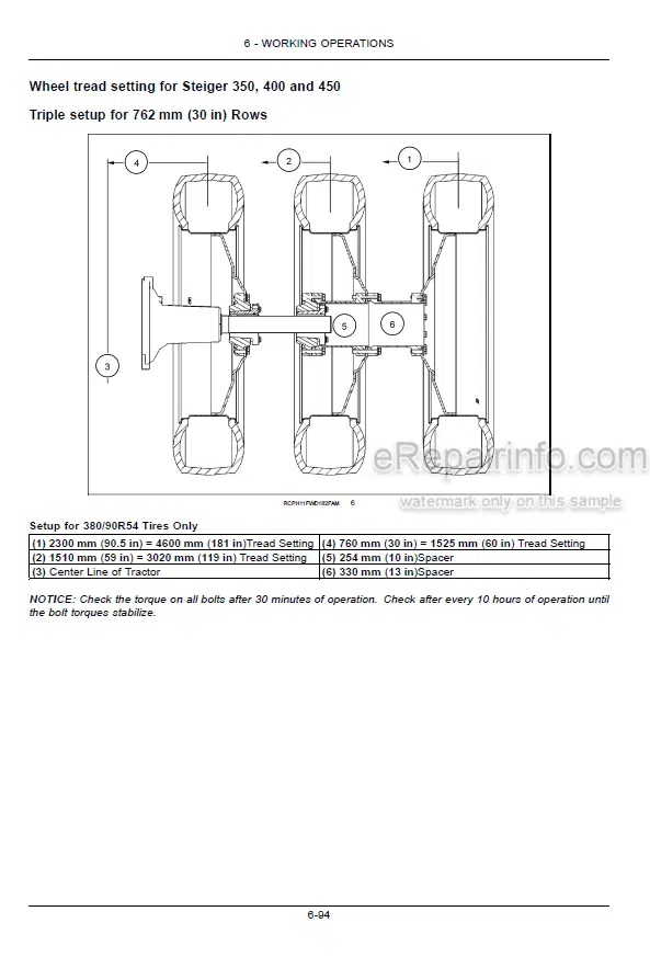 Photo 5 - Case IH Rowtrac Steiger Quadtrac 350 400 450 500 550 600 Tier 4 Operators Manual Tractor ZDF100001-