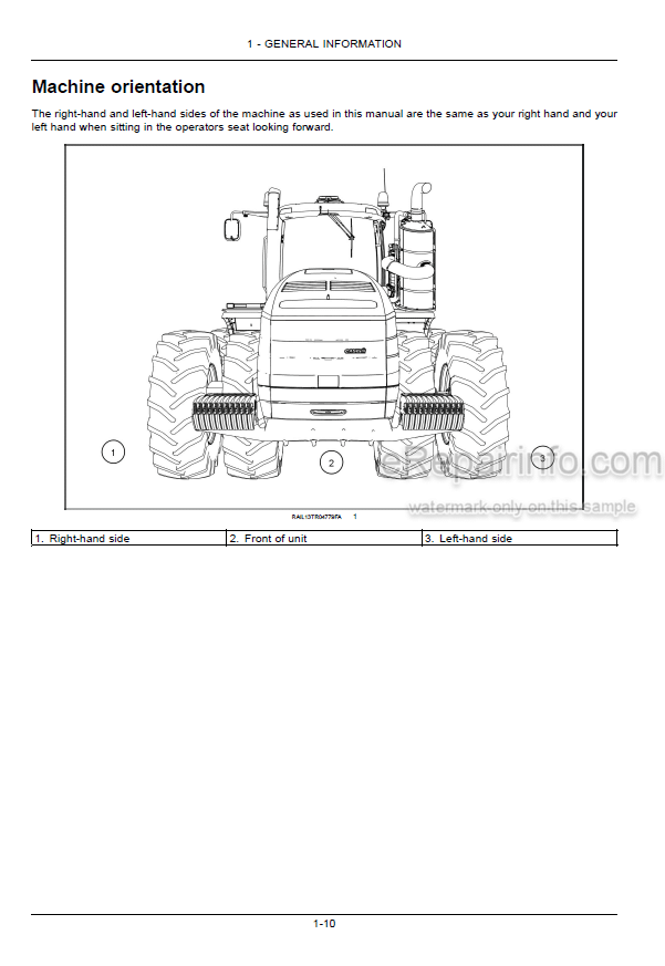 Photo 5 - Case IH Rowtrac Steiger Quadtrac 370 420 470 500 540 580 620 Tier 4B Final Operators Manual Tractor JEEZ00000FF314001-