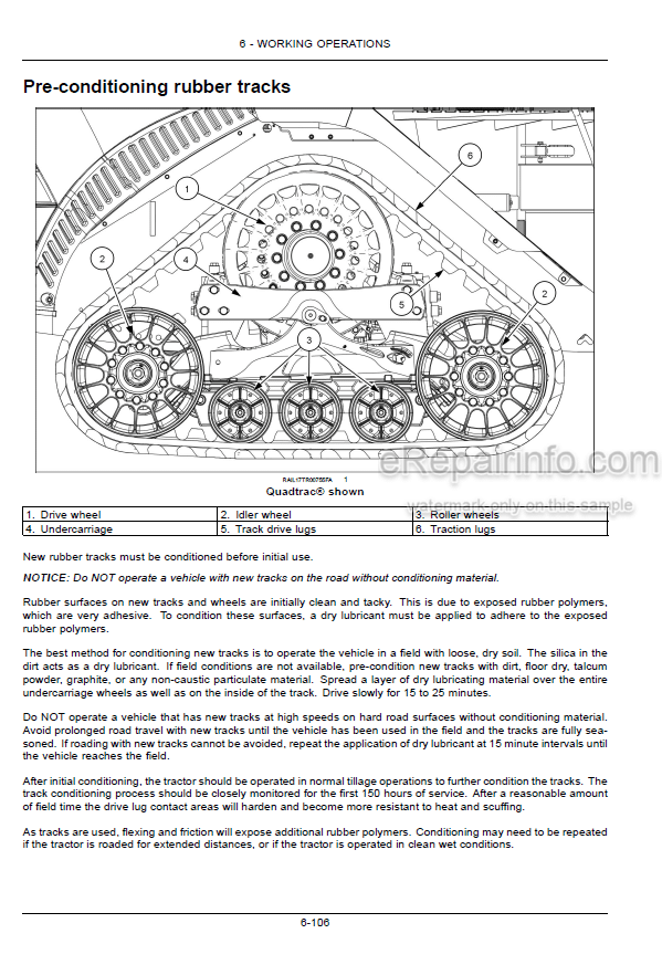 Photo 3 - Case IH Rowtrac Steiger Quadtrac 370 420 470 500 540 580 620 Tier 4B Final Operators Manual Tractor JEEZ00000JF318001-