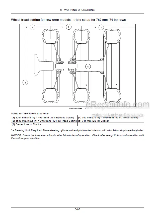 Photo 5 - Case IH Rowtrac Steiger Quadtrac 370 420 470 500 540 580 620 Tier 4B Final Operators Manual Tractor ZEF303800-