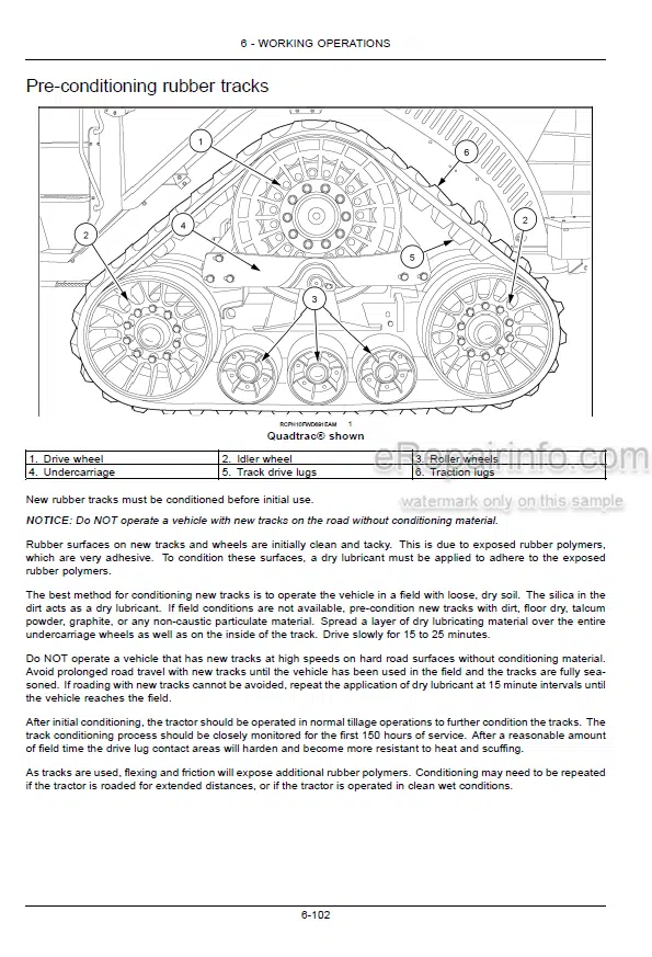 Photo 5 - Case IH Rowtrac Steiger Quadtrac 370 420 470 500 540 580 620 Tier 4B Final Operators Manual Tractor ZHF311500-