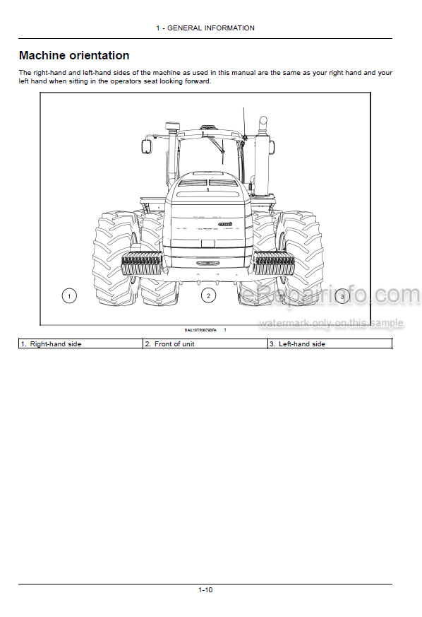 Photo 5 - Case IH Rowtrac Steiger Quadtrac 400 450 500 550 600 Tier 2 Operators Manual Tractor JEEZ00000JF318001-
