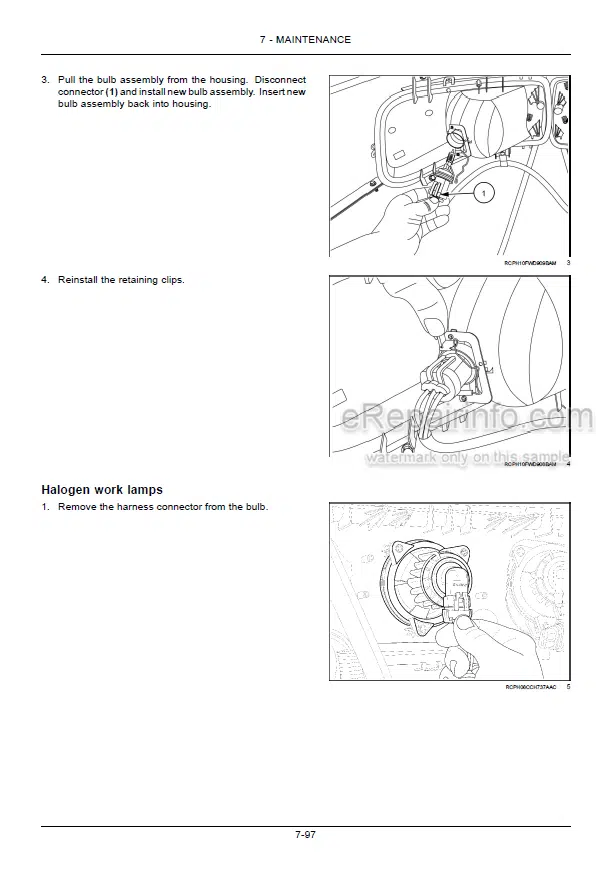 Photo 7 - Case IH Rowtrac Steiger Quadtrac 400 450 500 550 600 Tier 2 Operators Manual Tractor ZEF300001-