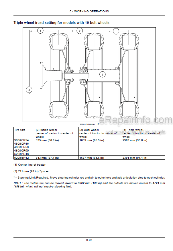 Photo 3 - Case IH Rowtrac Steiger Quadtrac 400 450 500 550 600 Tier 2 Operators Manual Tractor ZEF300001-