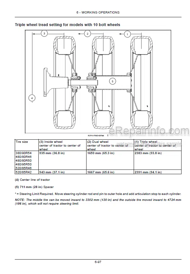 Photo 3 - Case IH Rowtrac Steiger Quadtrac 400 450 500 550 600 Tier 2 Operators Manual Tractor ZEF300001-