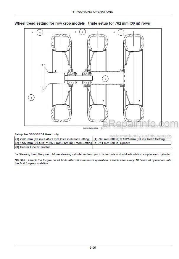Photo 3 - Case IH Rowtrac Steiger Quadtrac 400 450 500 550 600 Tier 2 Operators Manual Tractor ZEF303001-