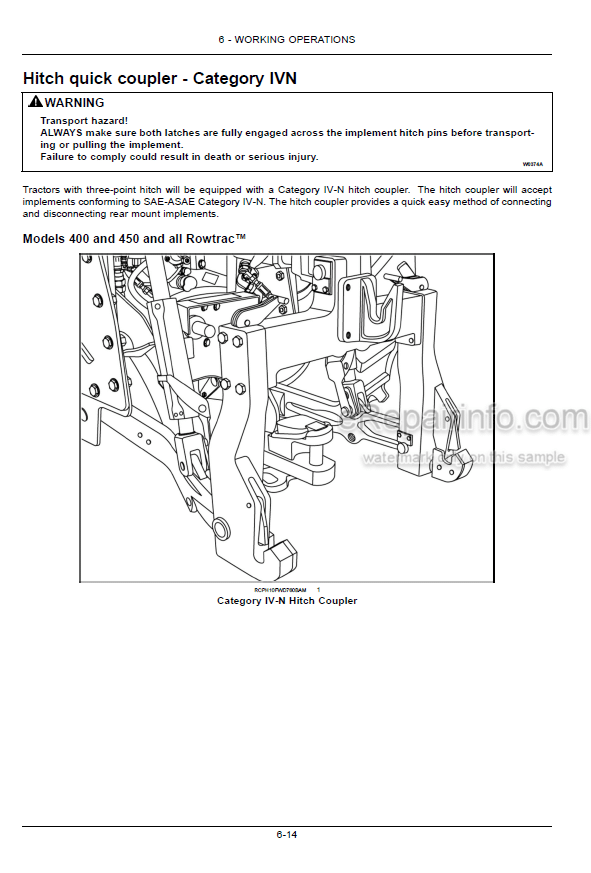 Photo 3 - Case IH Rowtrac Steiger Quadtrac 400 540 500 550 600 Tier 2 Operators Manual Tractor JEEZ00000FF314001-