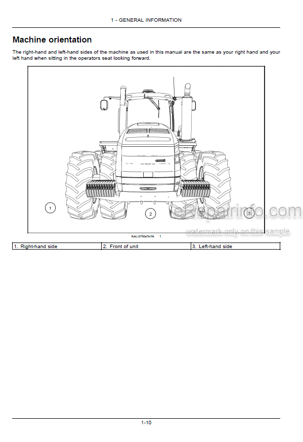 Photo 5 - Case IH Rowtrac Steiger Quadtrac 400 540 500 550 600 Tier 2 Operators Manual Tractor JEEZ00000FF314001-