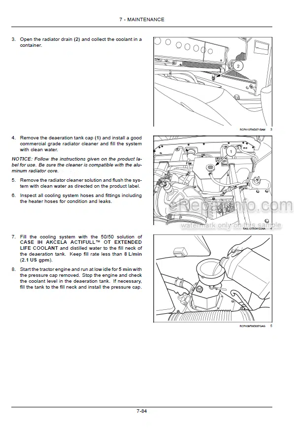 Photo 3 - Case IH Rowtrac Steiger Quadtrac 400 450 500 550 600 Tier 2 Operators Manual Tractor ZHF307100-