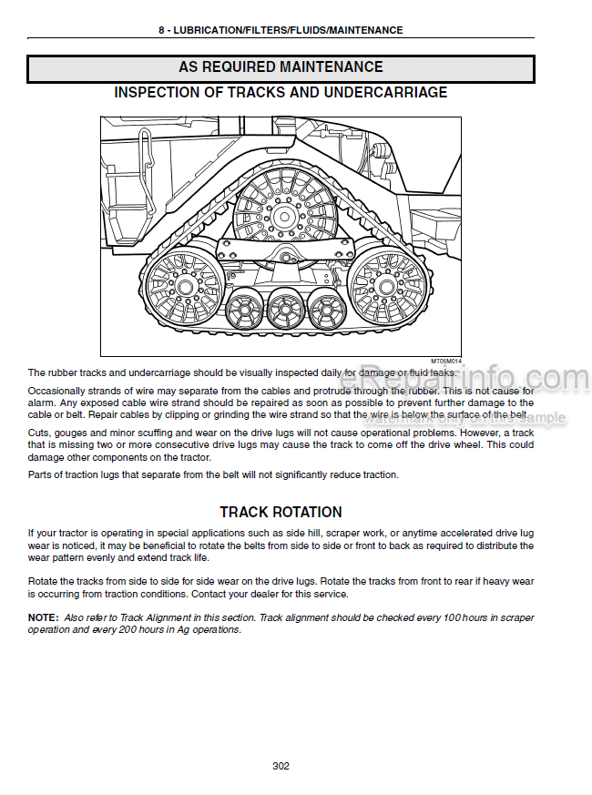 Photo 3 - Case IH Steiger 335 385 435 485 535 Operators Manual Tractor Z8F111501-