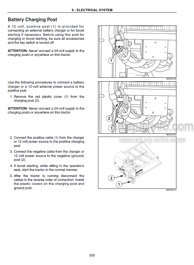 Photo 11 - Case IH Steiger 385 435 485 535 Operators Manual Tractor ZAF118001-
