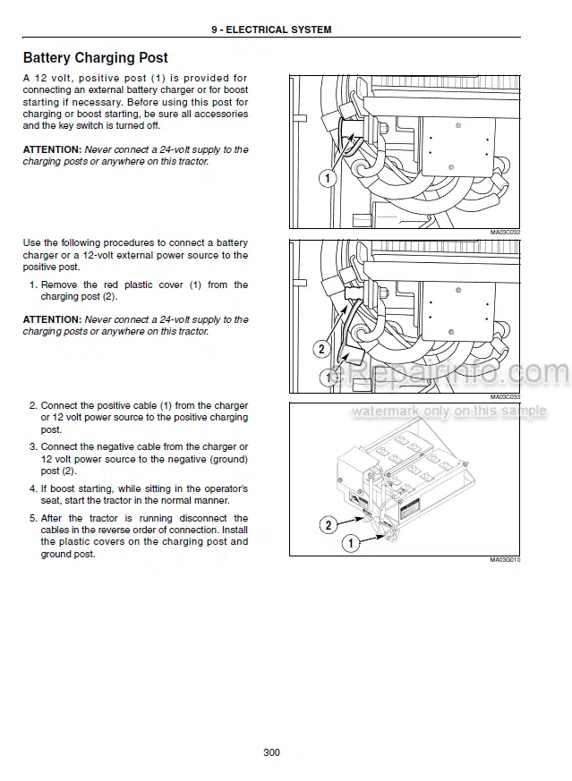 Photo 13 - Case IH Steiger 385 435 485 535 Operators Manual Tractor ZAF118001-