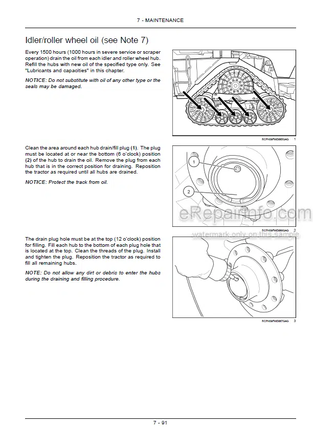 Photo 10 - Case IH Steiger Quadtrac 350 400 450 500 550 600 Operators Manual Tractor