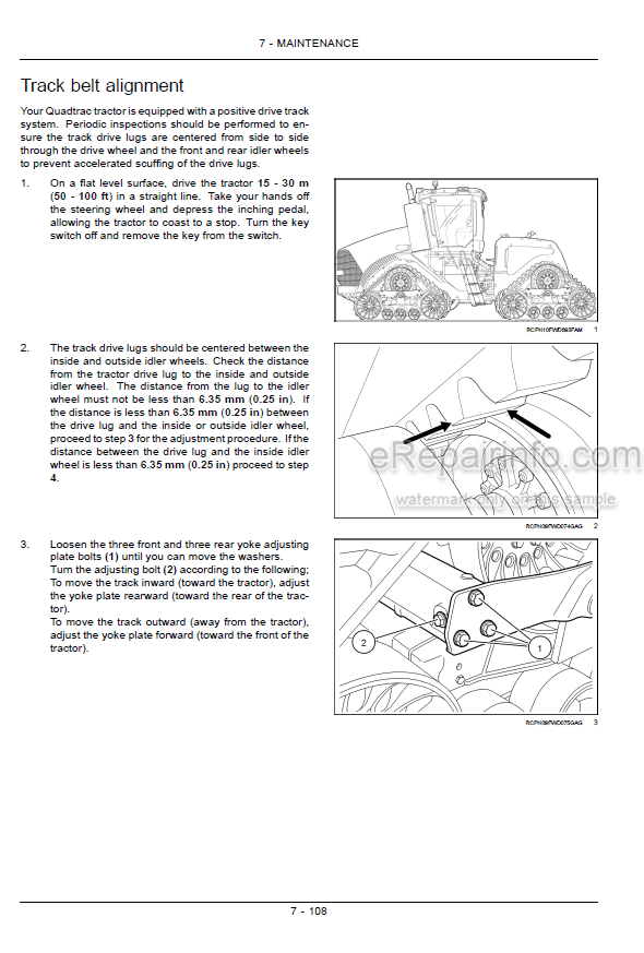 Photo 12 - Case IH Steiger Quadtrac 350 400 450 500 550 600 Tier 4 Operators Manual Tractor ZCF100001-