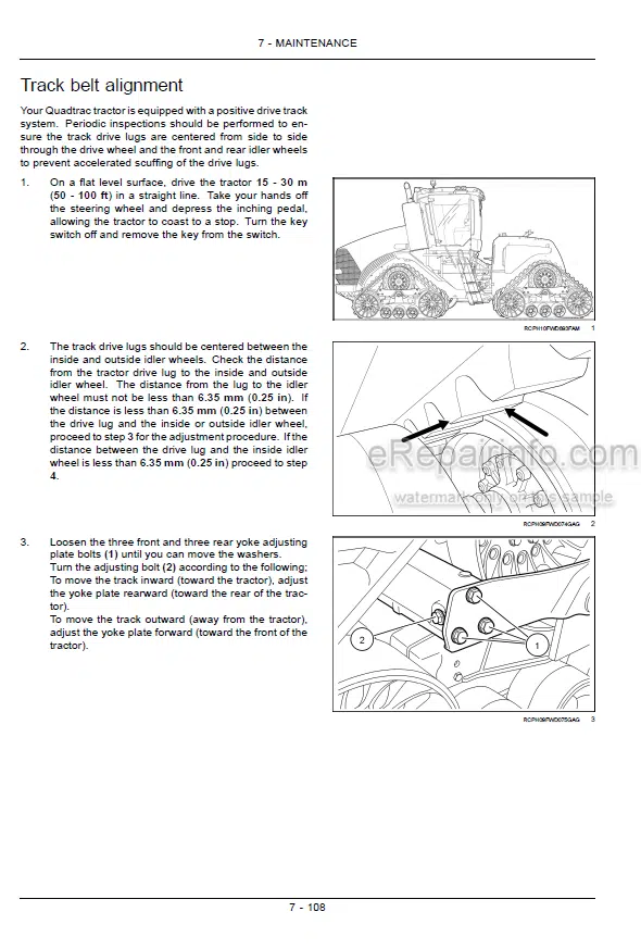 Photo 2 - Case IH Steiger Quadtrac 350 400 450 500 550 600 Tier 4 Operators Manual Tractor ZCF100001-