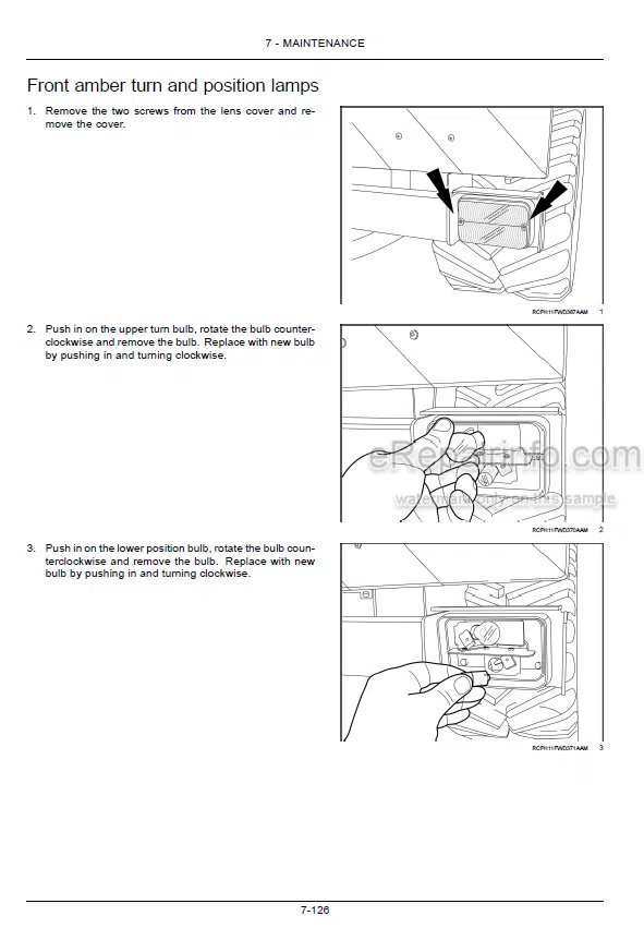 Photo 1 - Case IH Steiger Quadtrac 350 400 450 500 550 600 Tier 4 Operators Manual Tractor ZDF100001-