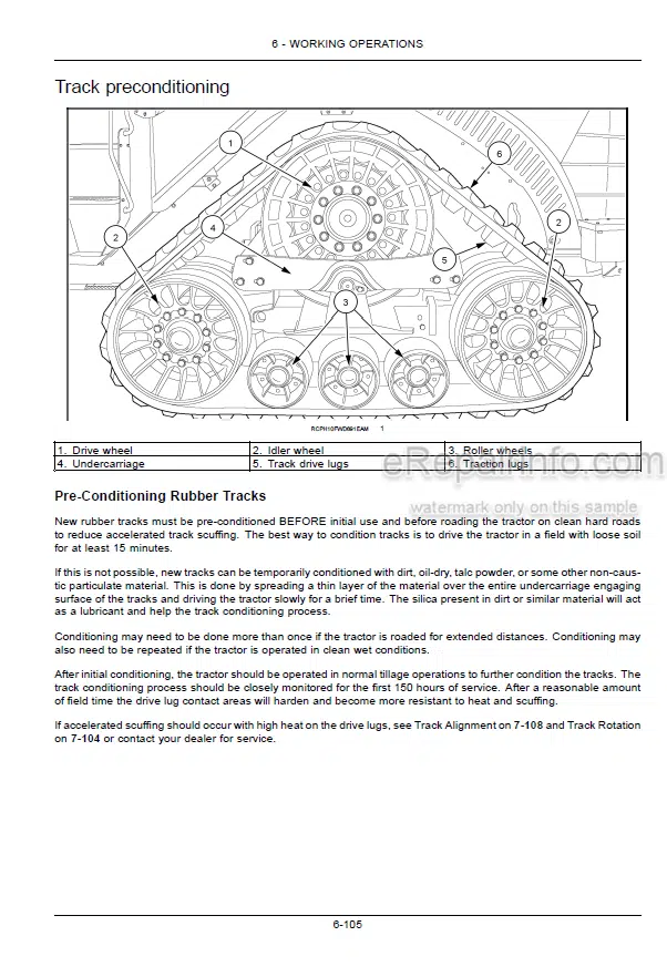 Photo 3 - Case IH Steiger Quadtrac 350 400 450 500 550 600 Tier 4 Operators Manual Tractor ZDF100001-