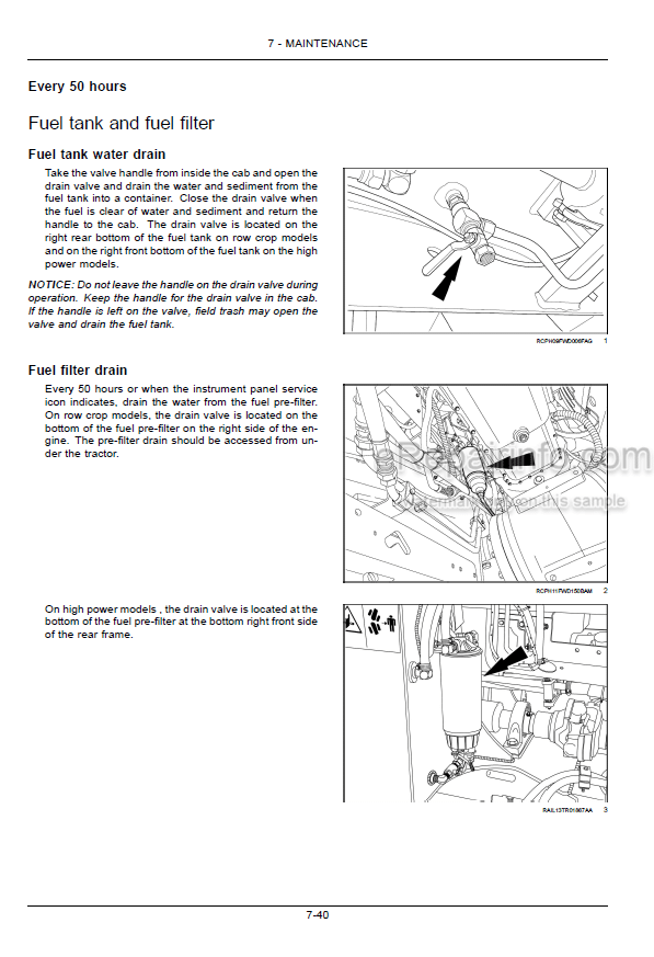Photo 13 - Case IH Steiger Quadtrac 370 420 470 500 540 580 620 Stage IV Operators Manual Tractor ZHF311500-