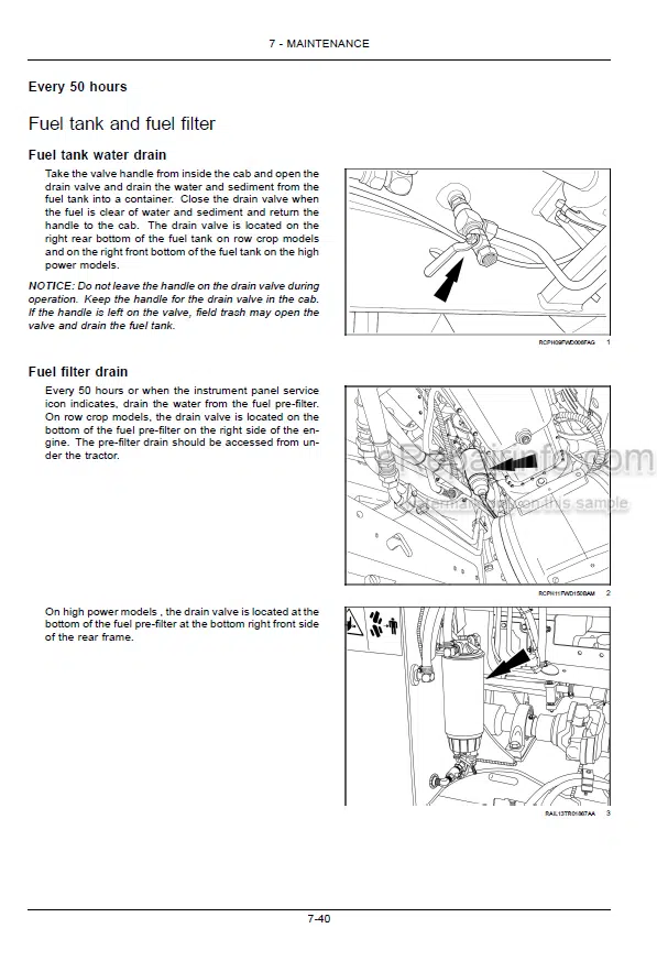 Photo 3 - Case IH Steiger Quadtrac 370 420 470 500 540 580 620 Stage IV Operators Manual Tractor ZHF311500-