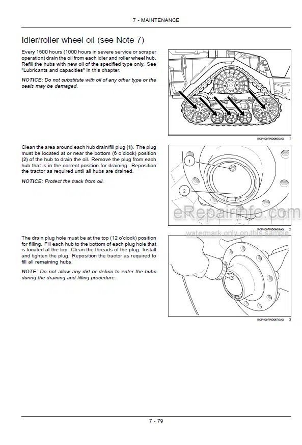 Photo 5 - Case IH Steiger Quadtrac 400 450 500 550 600 Tier 2 Australia Operators Manual Tractor