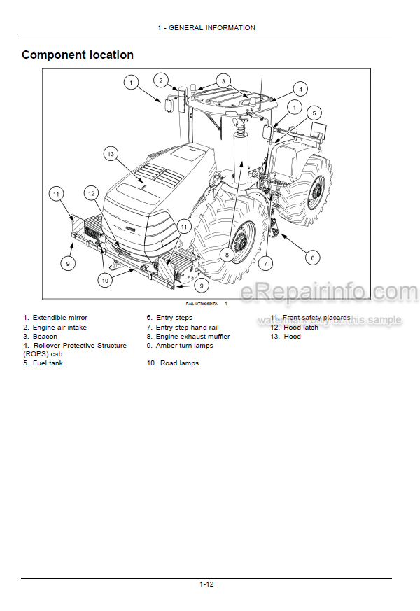 Photo 5 - Case IH Steiger Quadtrac 400 450 500 550 600 Tier 2 Operators Manual Tractor JEEZ00000FF314001-