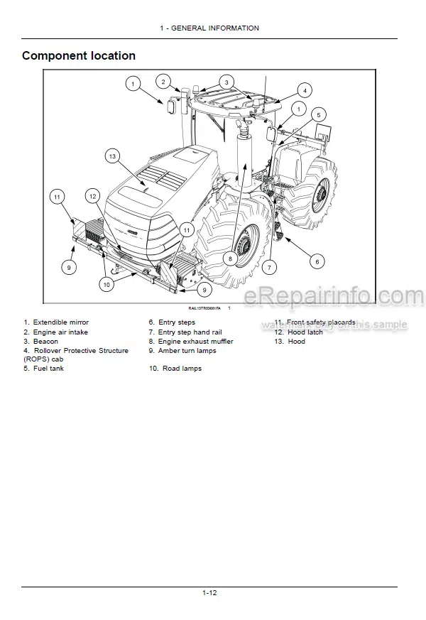 Photo 5 - Case IH Steiger Quadtrac 400 450 500 550 600 Tier 2 Operators Manual Tractor JEEZ00000FF314001-