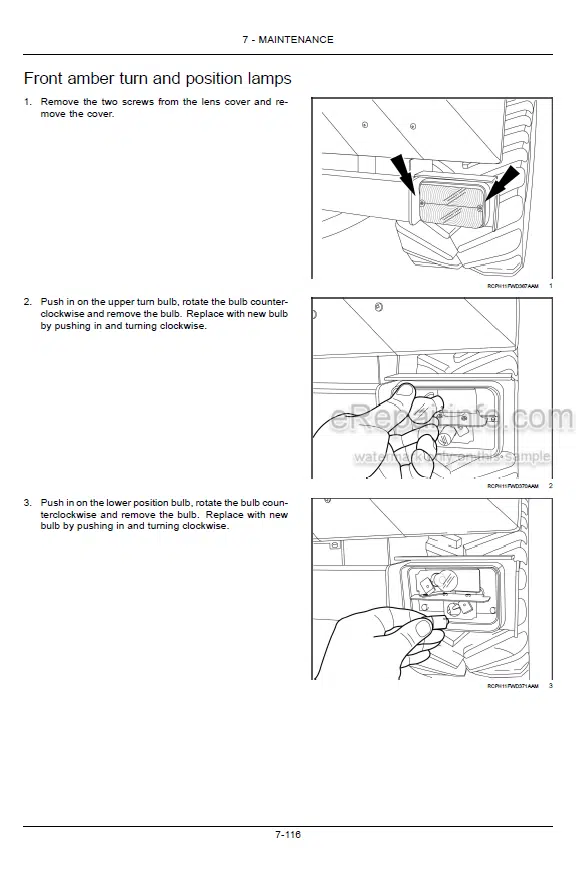 Photo 6 - Case IH Steiger Quadtrac 400 450 500 550 600 Tier 2 Operators Manual Tractor ZFF308001-