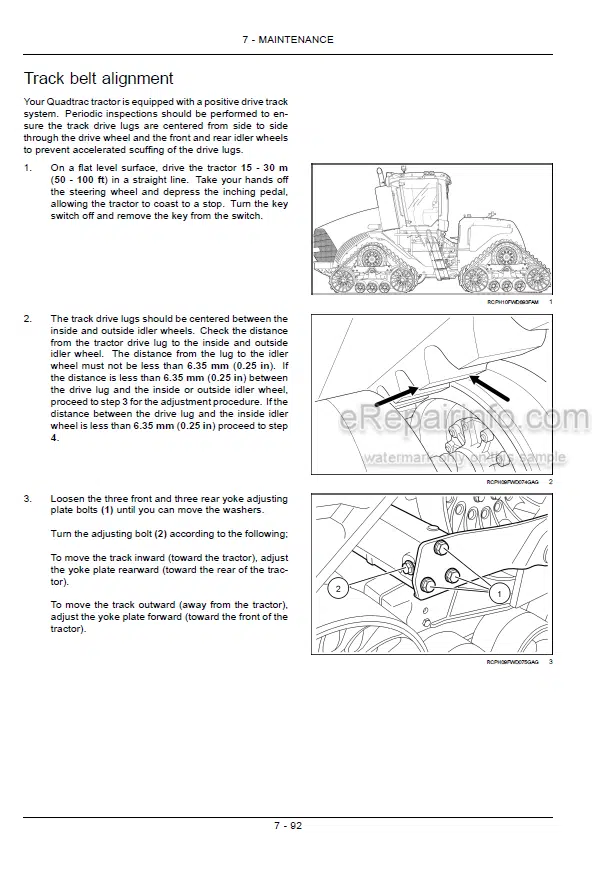 Photo 12 - Case IH Steiger Quadtrac 400 450 500 550 600 Tier 2 Operators Manual Tractor