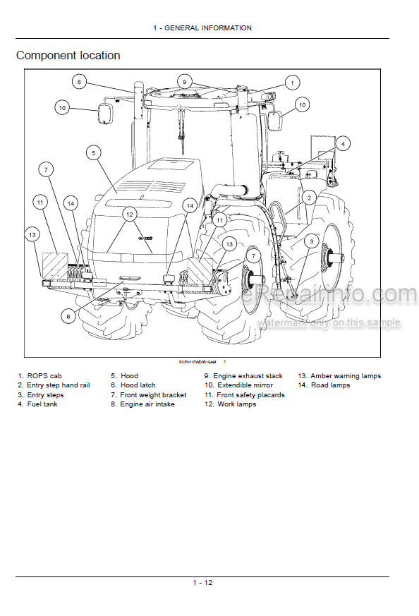 Photo 5 - Case IH Steiger Quadtrac 400 450 500 550 600 Tier 2 Operators Manual Tractor