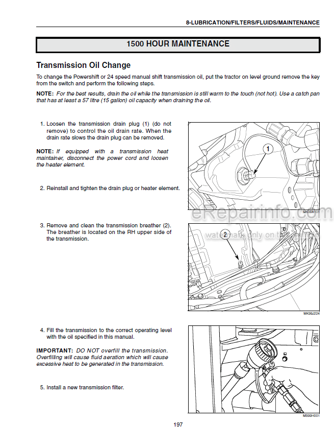 Photo 5 - Case IH Steiger Quadtrac STX375 STX425 STX450 Operators Manual Tractor JEE0099501-
