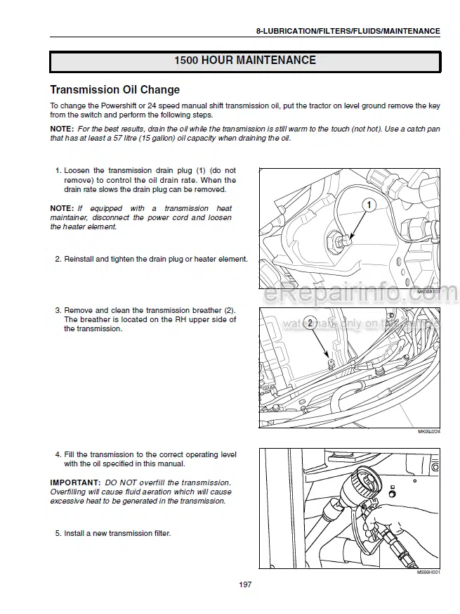 Photo 5 - Case IH Steiger Quadtrac STX375 STX425 STX450 Operators Manual Tractor JEE0099501-
