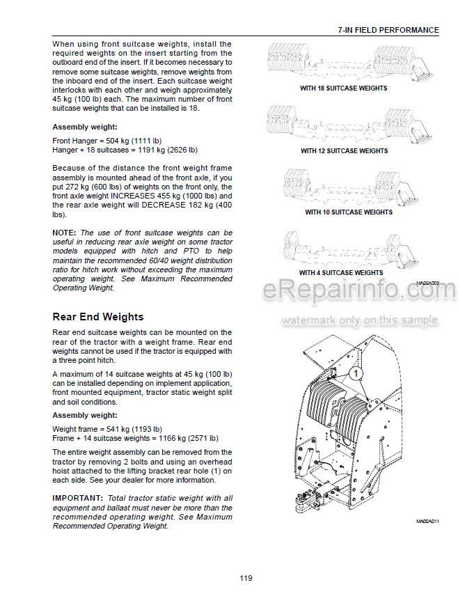 Photo 5 - Case IH Steiger Quadtrac STX375 STX440 Operators Manual Tractor -JEE0099500