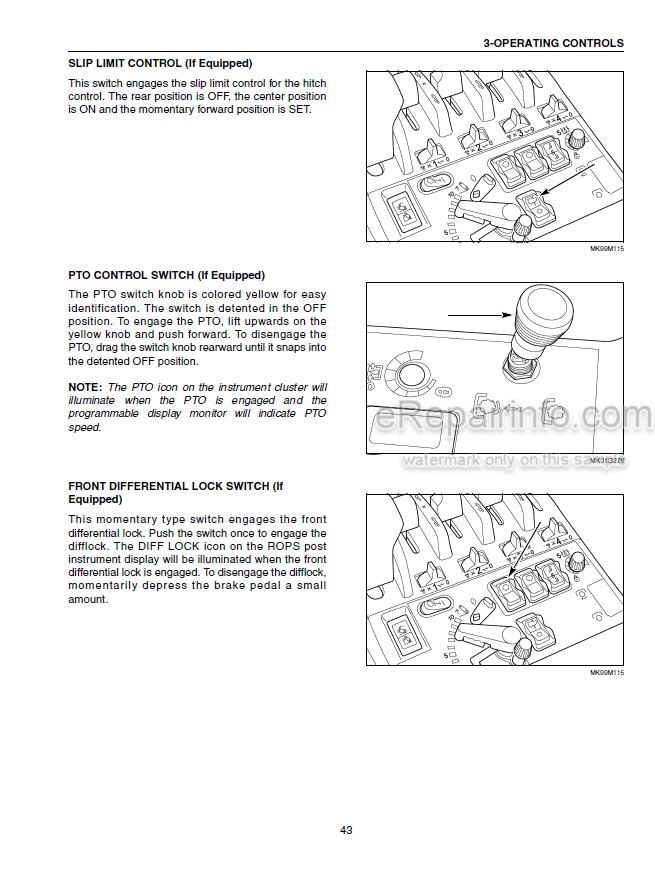 Photo 6 - Case IH MX80C MX90C MX100C Operators Manual And Supplements Tractor