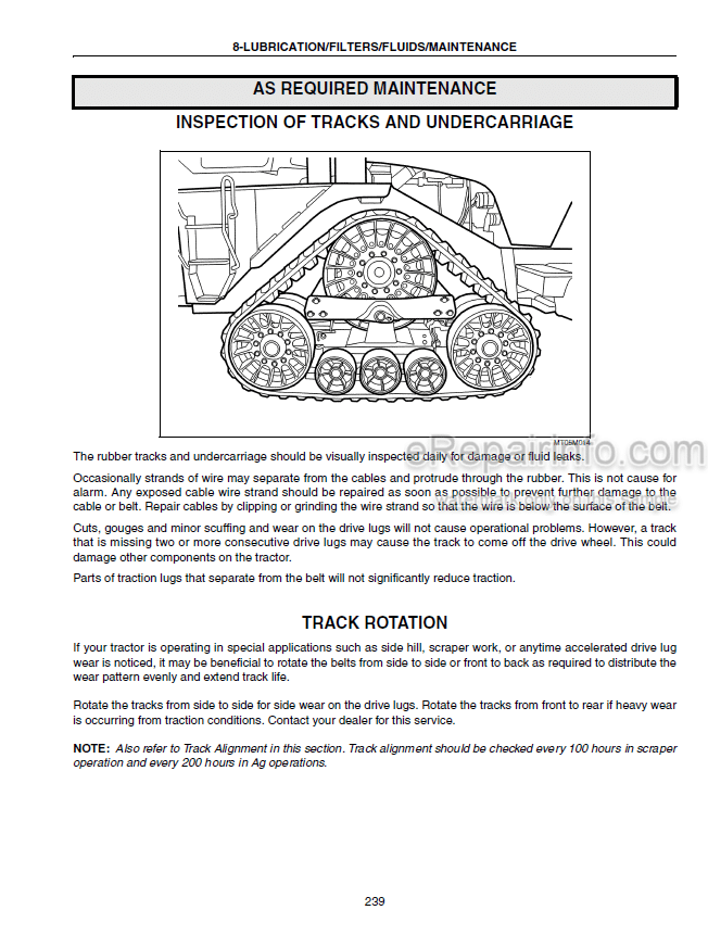 Photo 3 - Case IH Steiger Quadtrac STX380 STX430 STX480 STX530 Operators Manual Tractor