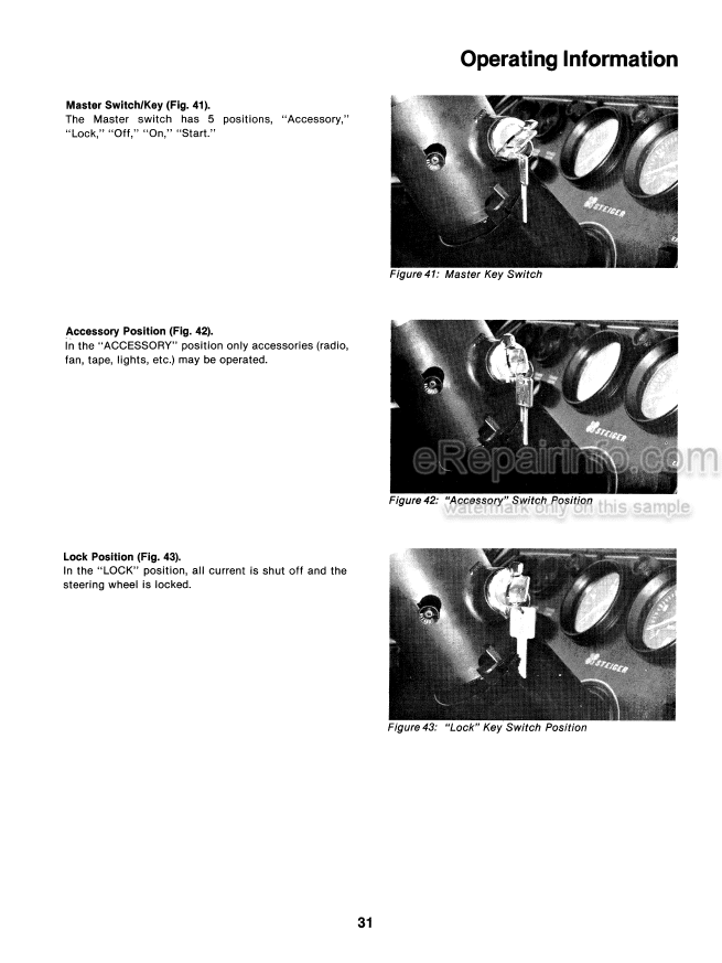 Photo 6 - Case IH Steiger Quadtrac STX375 STX440 Operators Manual Tractor -JEE0099500