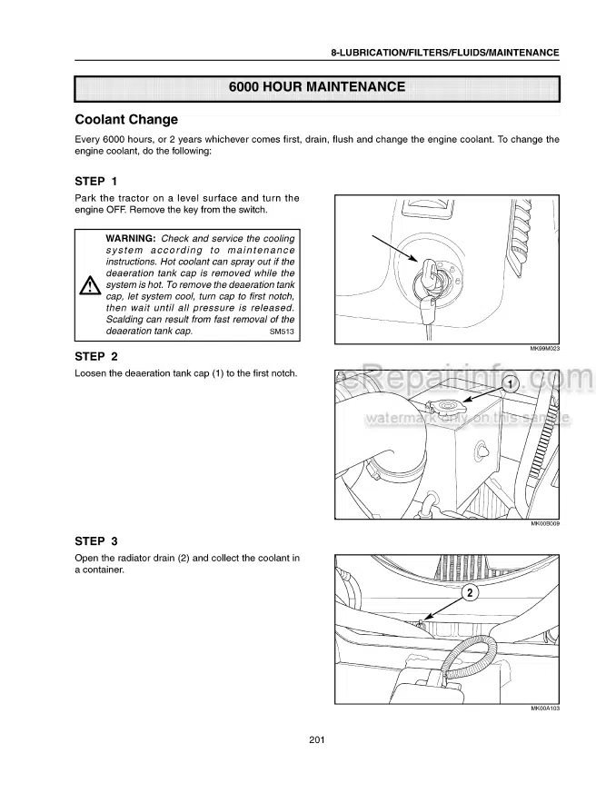 Photo 7 - Case IH Steiger STX275 STX325 Operators Manual Tractor