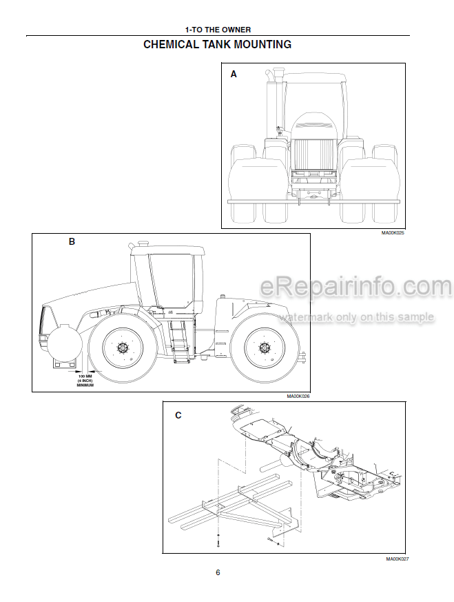Photo 5 - Case IH Steiger STX280 STX330 Operators Manual Tractor