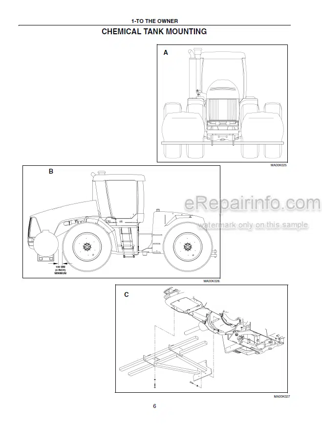 Photo 5 - Case IH Steiger STX280 STX330 Operators Manual Tractor