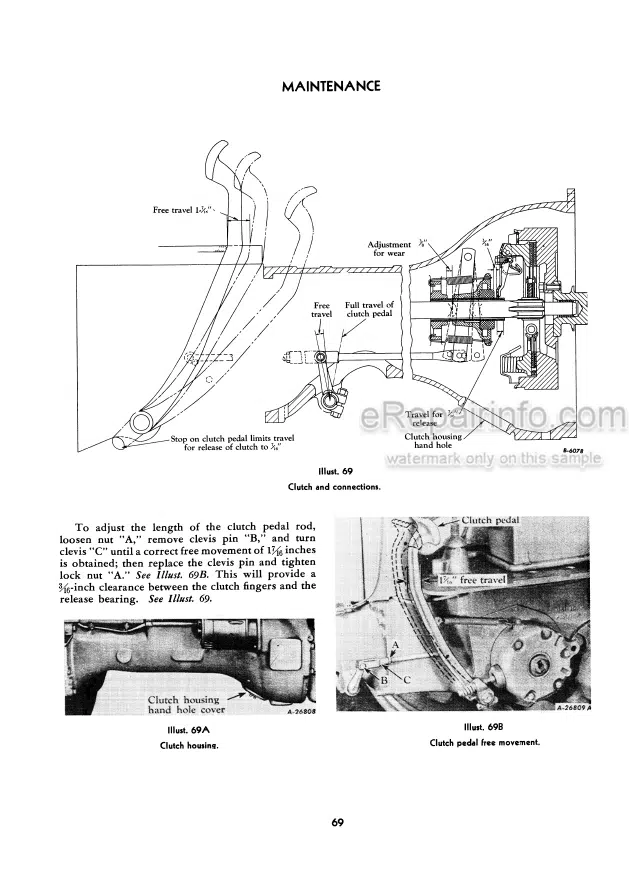 Photo 4 - Case IH Super C Operators Manual Tractor