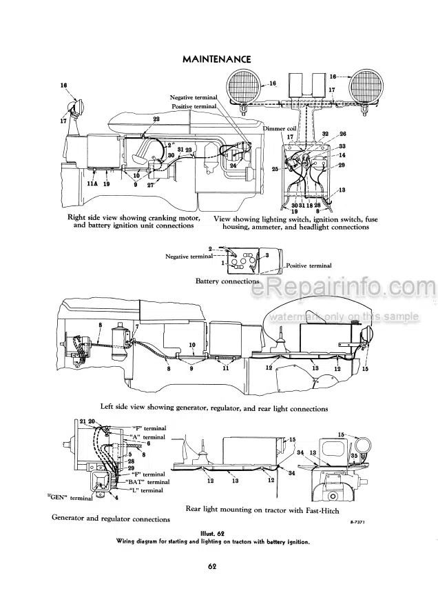 Photo 5 - Case IH Super C Operators Manual Tractor