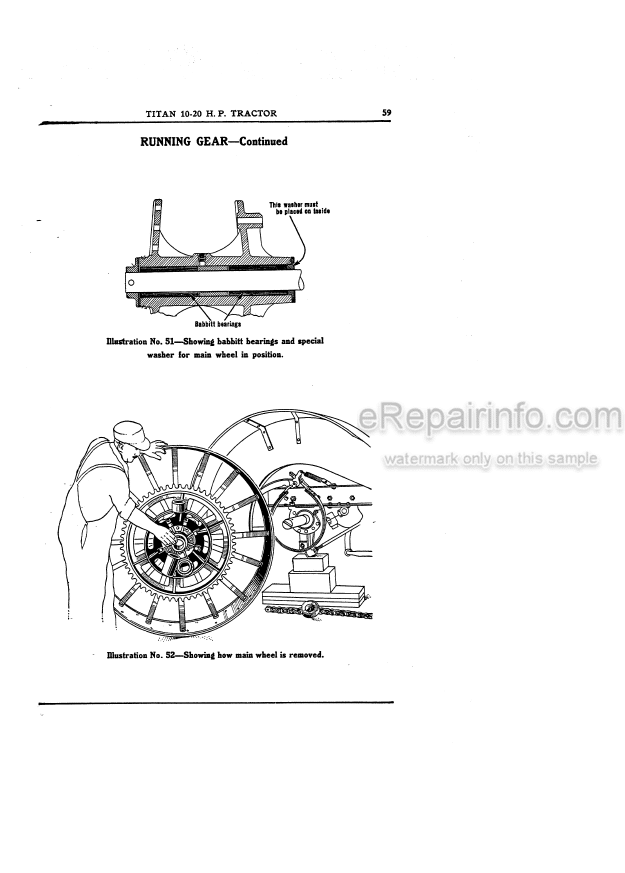 Photo 5 - Case IH Titan 10-20 H.P. Operators Manual Kerosene Tractor