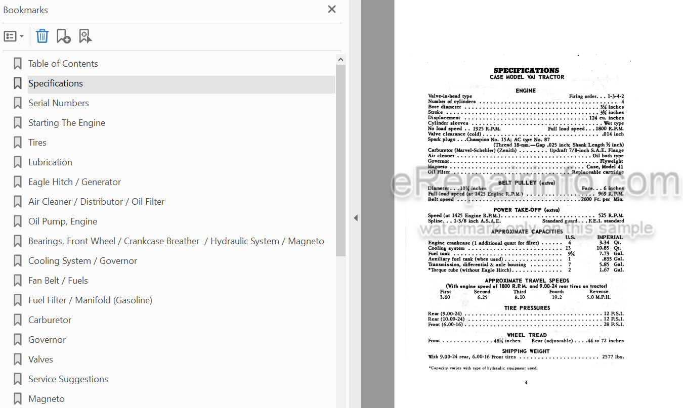 Photo 4 - Case IH VIA Series Operators Manual Tractor