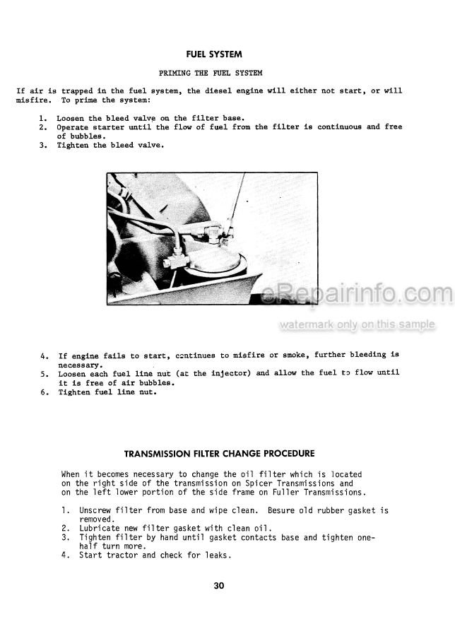 Photo 7 - Case IH Wildcat III Operators Manual Tractor