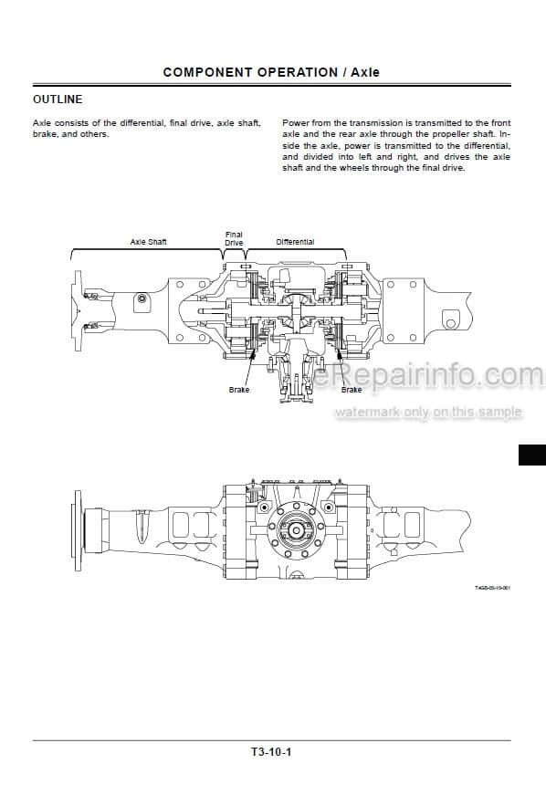 Photo 1 - Hitachi ZW220 ZW250 Technical Manual Operational Principle Wheel Loader