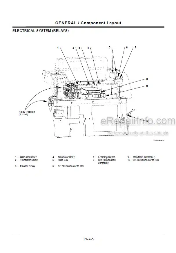 Photo 3 - Hitachi Zaxis 130W Workshop And Technical Manual Wheeled Excavator